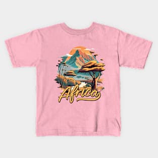 Beautiful African Landscape Kids T-Shirt